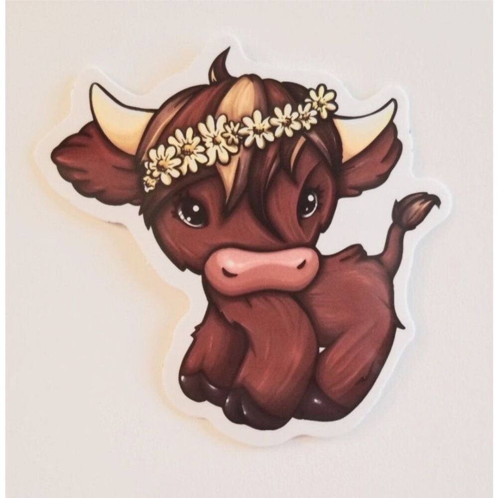 Cute‎ Baby Cow Sticker